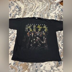 Alstyle Kiss Destroyer Black T-Shirt.